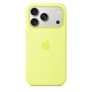 Apple iPhone 17 Pro Silicone Case with MagSafe – Neon Yellow