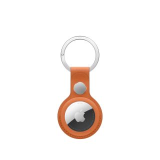Apple AirTag FineWoven Key Ring - Fox Orange