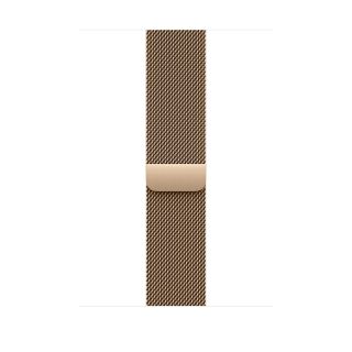 Apple Watch 46mm Loop:  Gold Milanese Loop - S/M