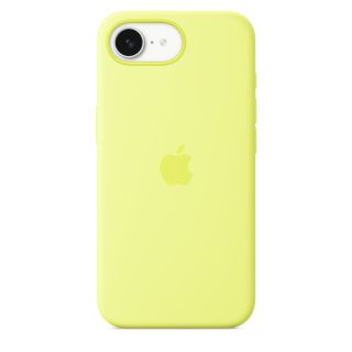 Apple iPhone 16e Silicone Case – Neon Yellow - SEASONAL