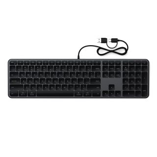 Satechi Slim LX3 Wired Keyboard - US English - Space Black