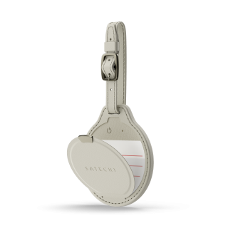 Satechi Vegan-Leather FindAll Luggage Tag - Sand
