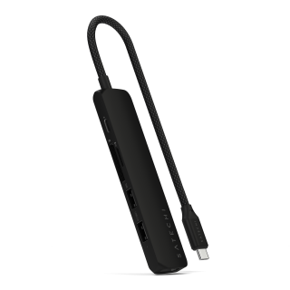 Satechi 6-in-1 USB-C Slim Multiport Adapter - Black
