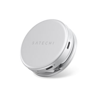 Satechi OntheGo 5-in-1 Multiport Adapter (1x HDMI 4K 60Hz, 1x USB-C up to 5 Gbps, 1x USB-A 3.0 up to 5 Gbps, 1xUSB-C PD60W, 1x SD card reader) - Silver
