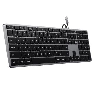 Satechi Slim W3 USB-C BACKLIT Wired Keyboard - US - Space Grey