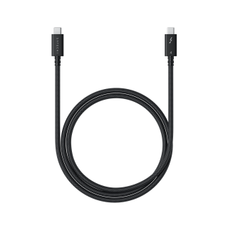 Satechi Thunderbolt 4 Pro Braided Cable 1m (PD240W,40Gpbs data,8K resolution) - Black