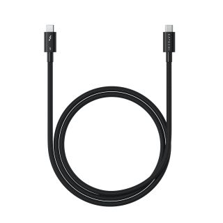 Satechi Thunderbolt 5 Pro Braided Cable 1m (PD240W,80Gpbs data,8K Video) - Space Black