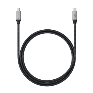 Satechi USB4 Pro Braided Cable 1.2m (PD240W,40Gbps data,8K/60Hz or 4K/120Hz) - Black