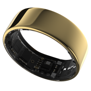 Ultrahuman Ring Air - Smart Ring, Charger, USB Cable / Size-06- Air_Gold