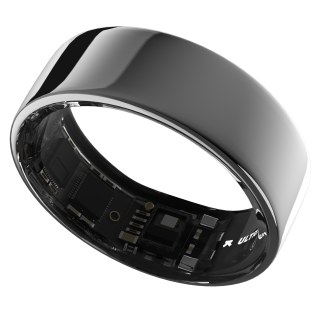 Ultrahuman Ring Air - Smart Ring, Charger, USB Cable / Size-12- Air_Silver