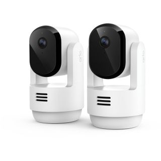 Arlo Essential (Gen.3) 2K PTZ Indoor Security Camera - 2 Camera Kit - White