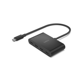 Belkin CONNECT USB-C to 4-Port USB-C Hub - Black