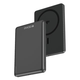 Dviced Qi2 Ultrathin MagSafe Power bank 5000mAh - black
