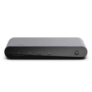 Belkin CONNECT Pro Thunderbolt 4 Dock - Triple display support up to 8K - Thunderbolt 4 - USB C - USB A - HDMI - SD - GbE - Audio - Mac/PC compatible - Black