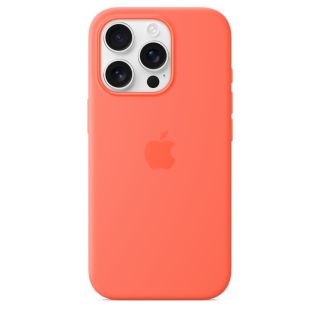 Apple iPhone 16 Pro Silicone Case with MagSafe - Tangerine (SEASONAL)