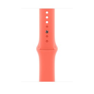 Apple Watch 46mm Sport Band: Tangerine Sport Band - M/L (SEASONAL)