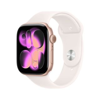 Apple Watch S11 GPS 42mm Rose Gold Aluminium Case with Light Blush Sport Band - M/L