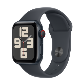 Apple Watch SE2 v3 Cellular 40mm Midnight Alu Case with Midnight Sport Band - M/L