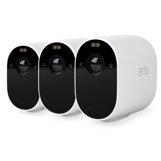 Arlo Essential Outdoor Security Camera - 3 Camera Kit - (Base station not included) - White