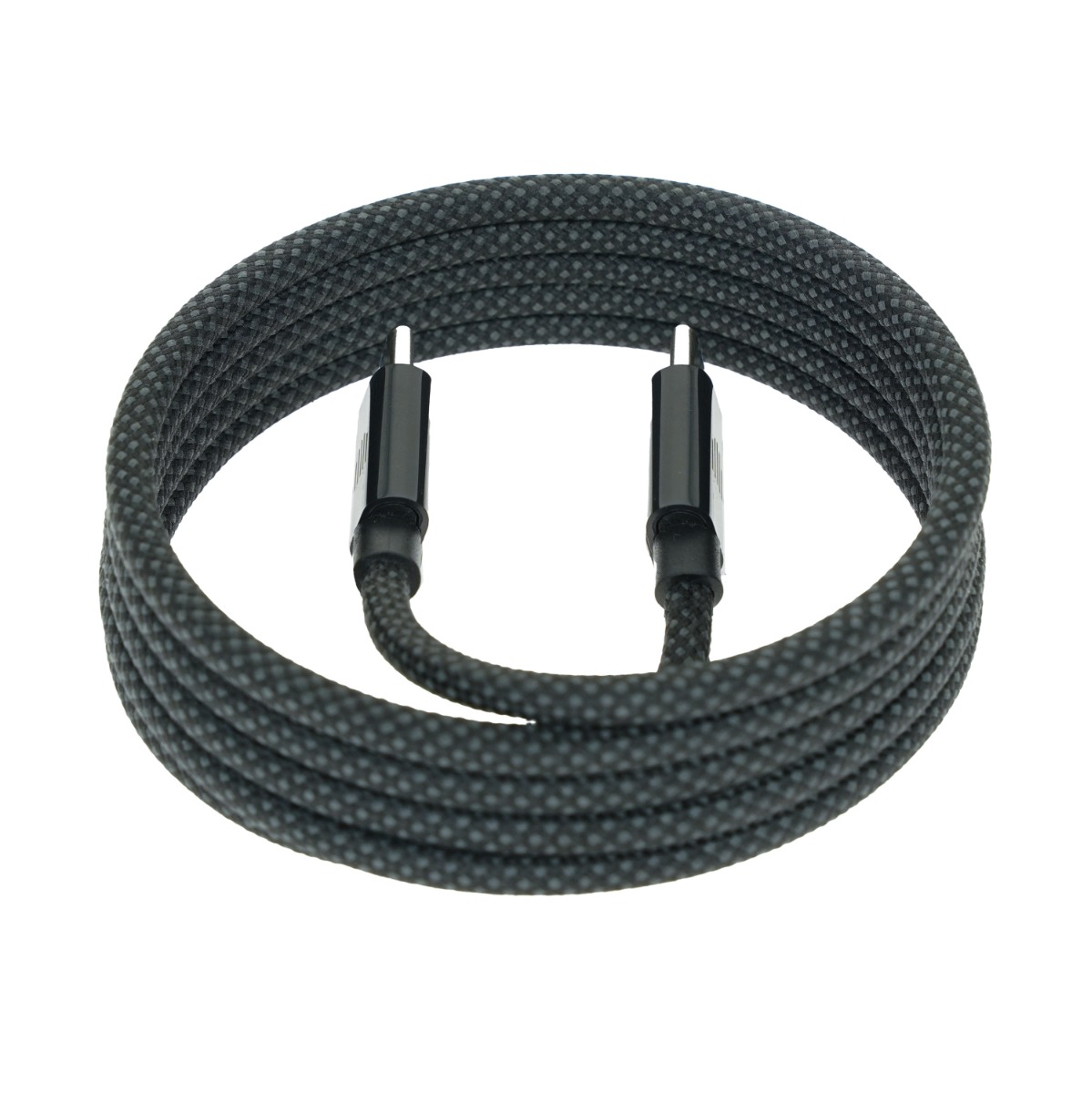 Dviced Magnetic Braided Cable USB-C to USB-C, 1,25m - dark grey