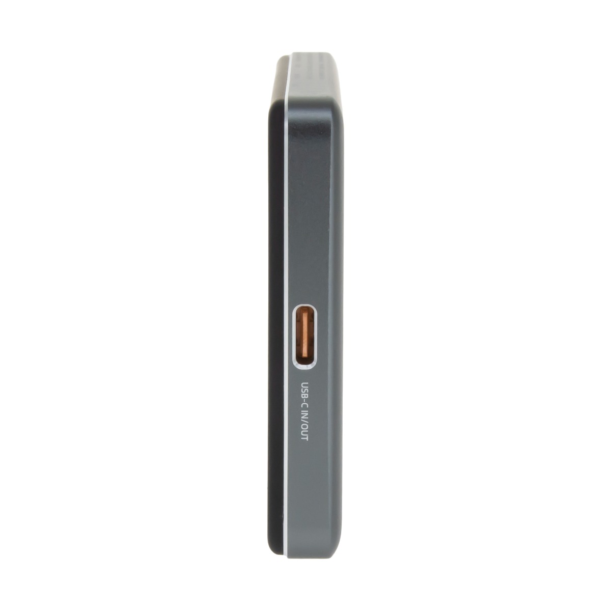 Dviced Qi2 Ultrathin MagSafe Power bank 5000mAh - black/grey