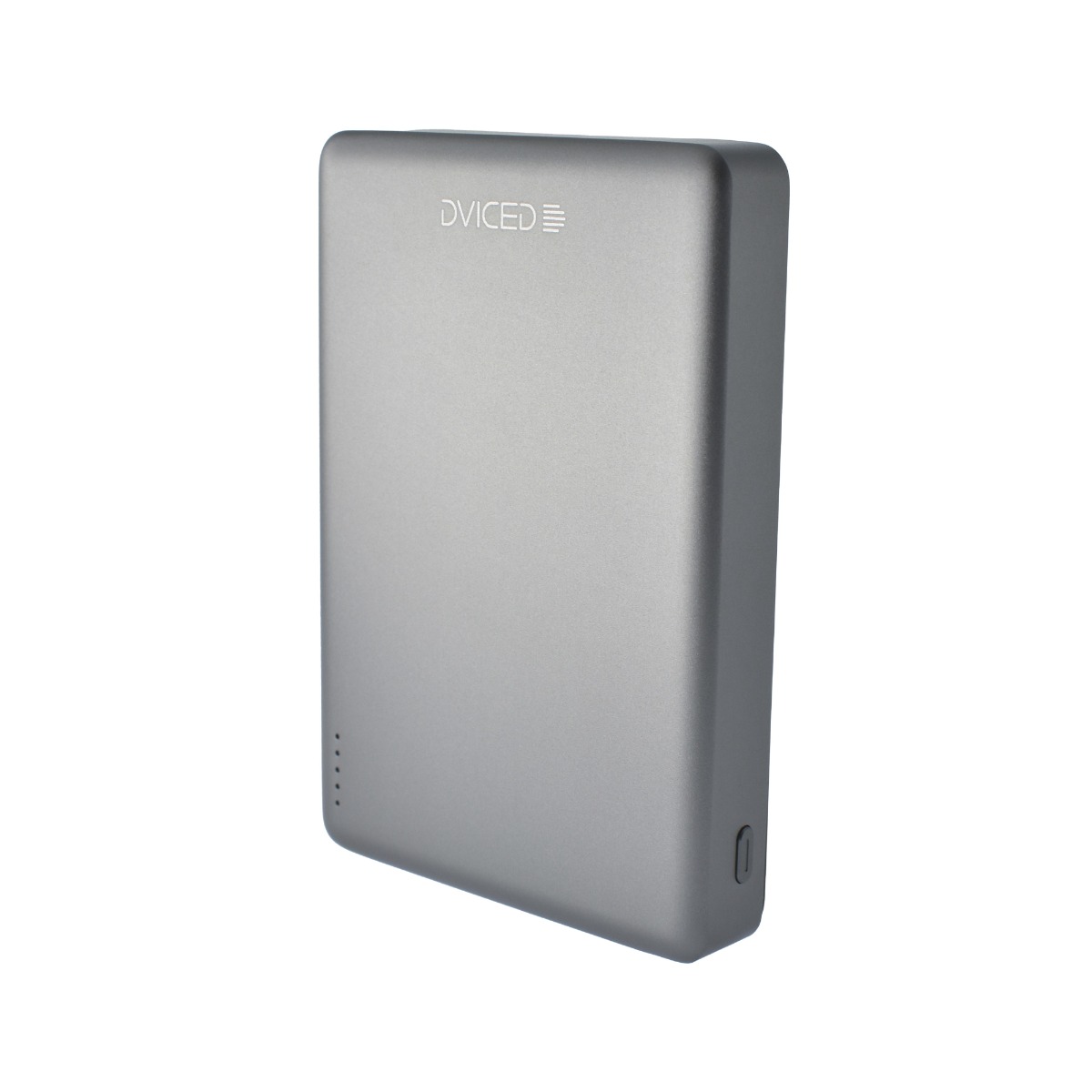 Dviced Qi2 Ultrathin MagSafe Power bank 10000mAh - black/grey