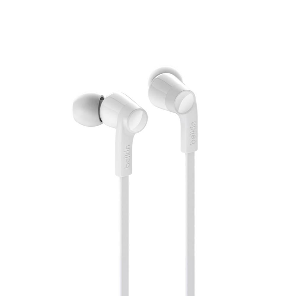 Belkin SOUNDFORM Earphones ROCKSTAR w USB-C - White