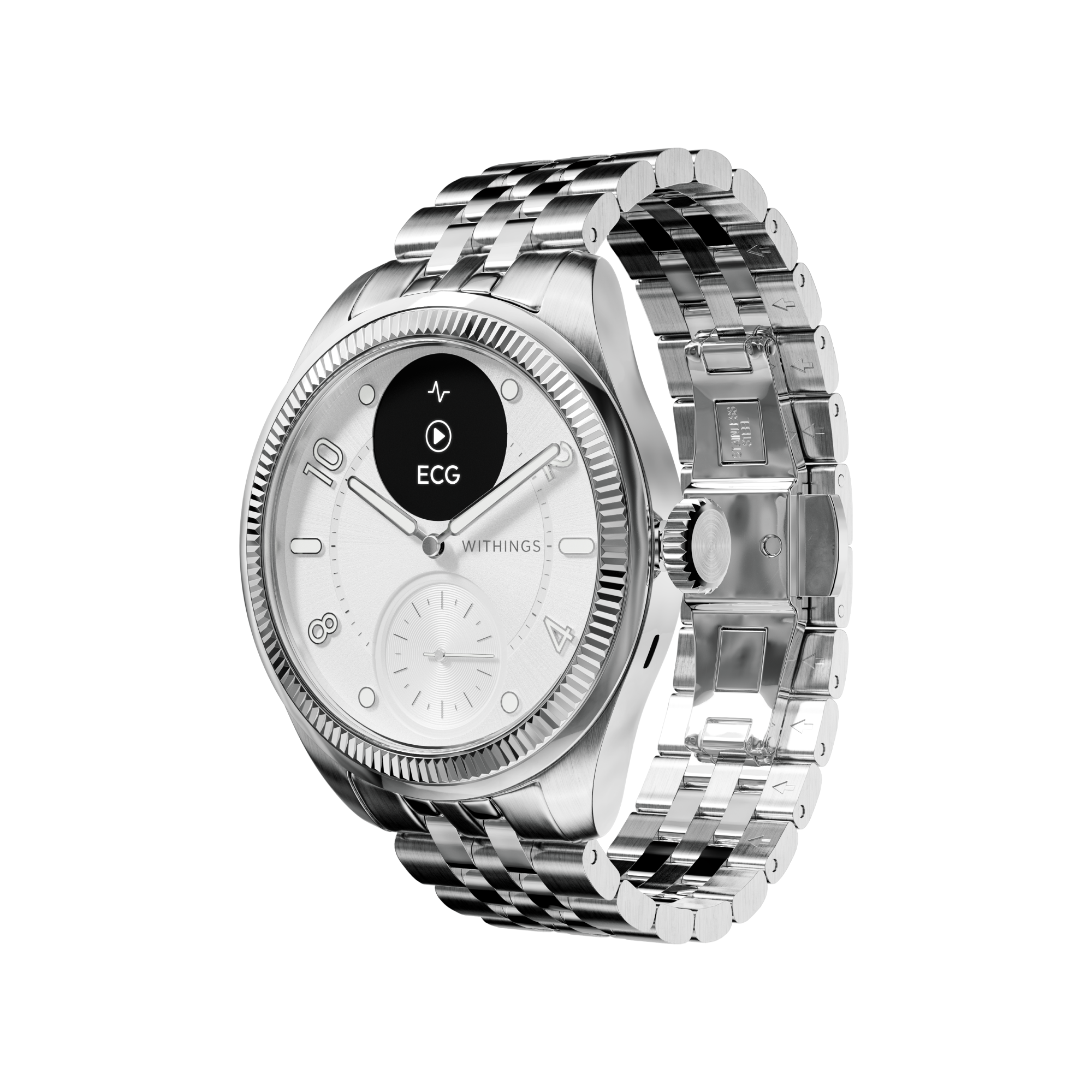 Withings ScanWatch Nova Brilliant 39mm - Titanium Silver
