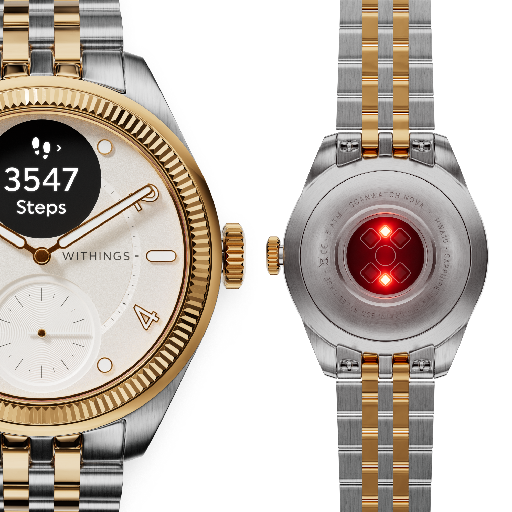 Withings ScanWatch Nova Brilliant 39mm - Gold