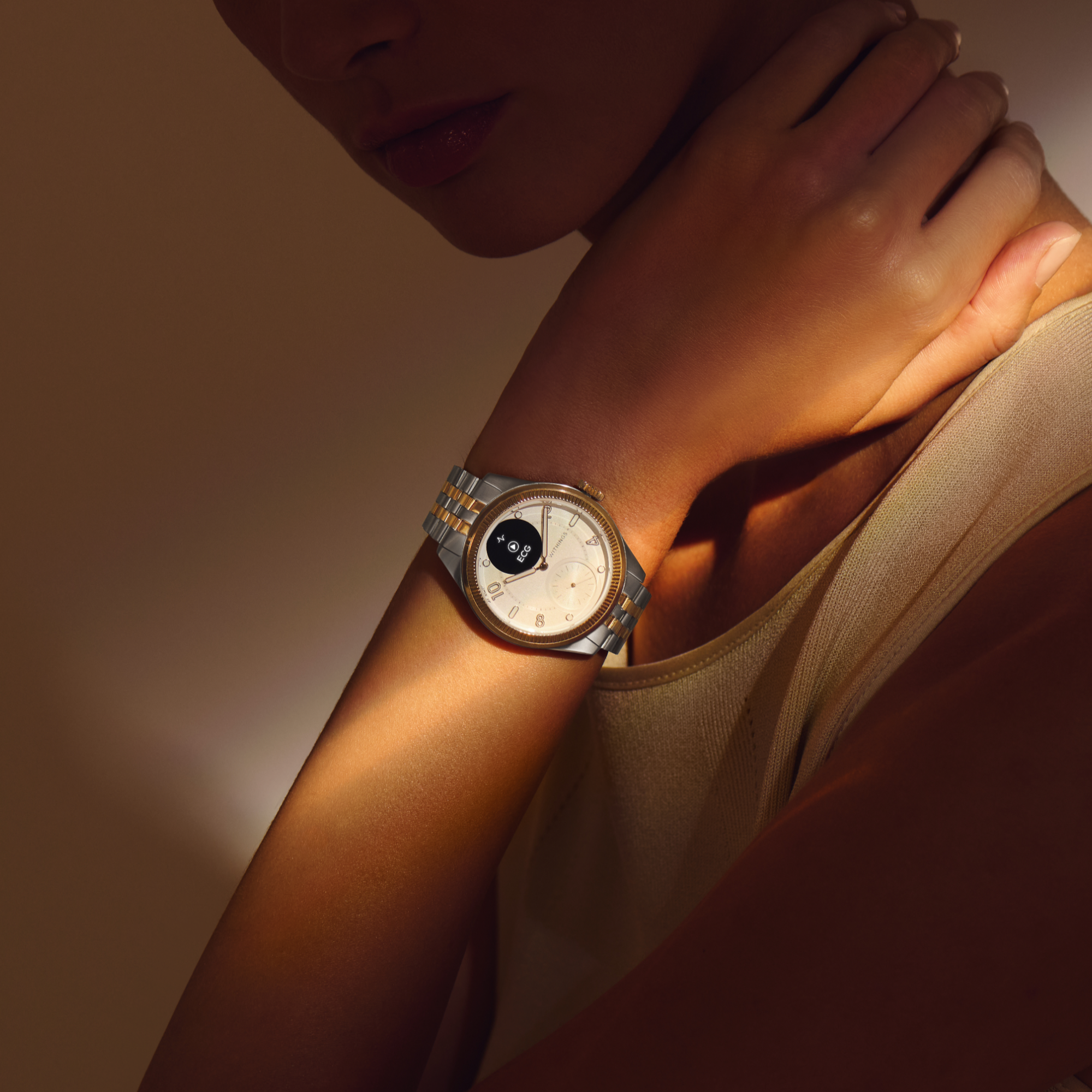 Withings ScanWatch Nova Brilliant 39mm - Gold