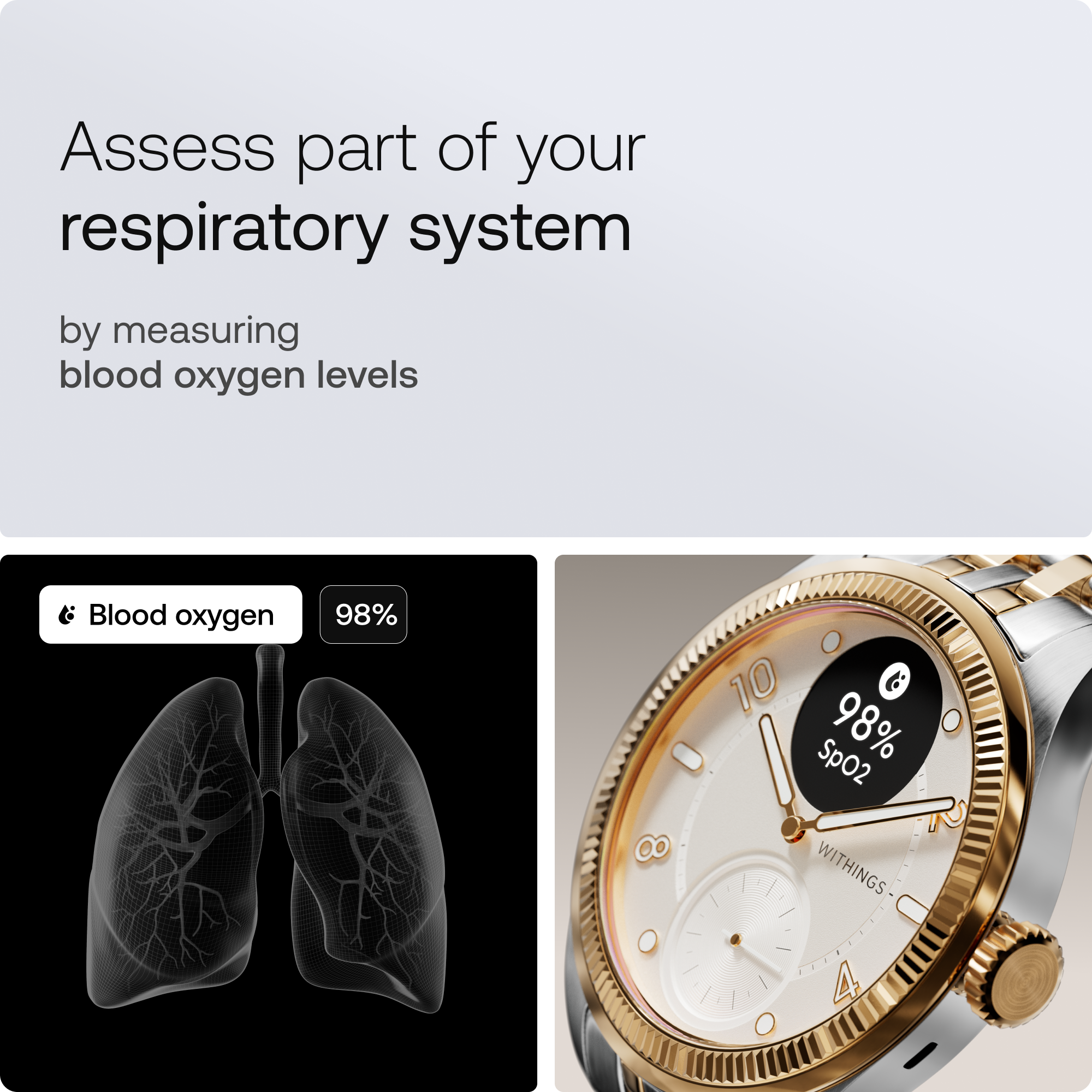 Withings ScanWatch Nova Brilliant 39mm - Gold