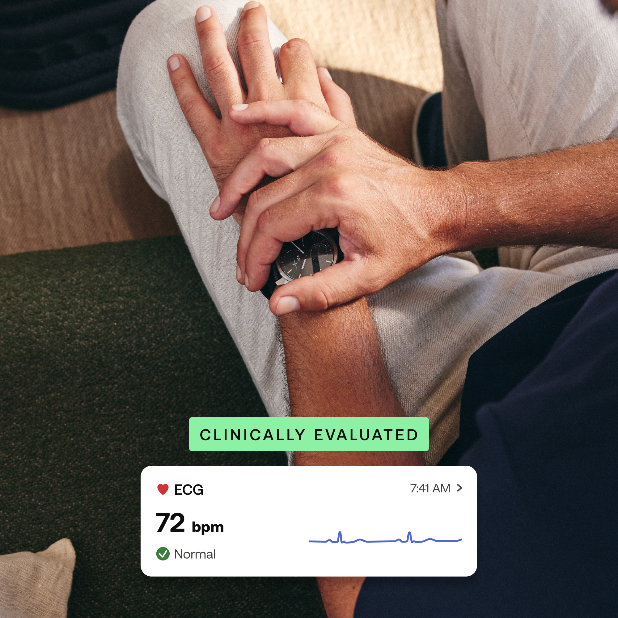 Withings Scanwatch 2 / 42mm (Activity, Sleep Tracker, ECG, Temperature, SPO2 / Stainless steel, fkm wristband, sapphire glass) - Black