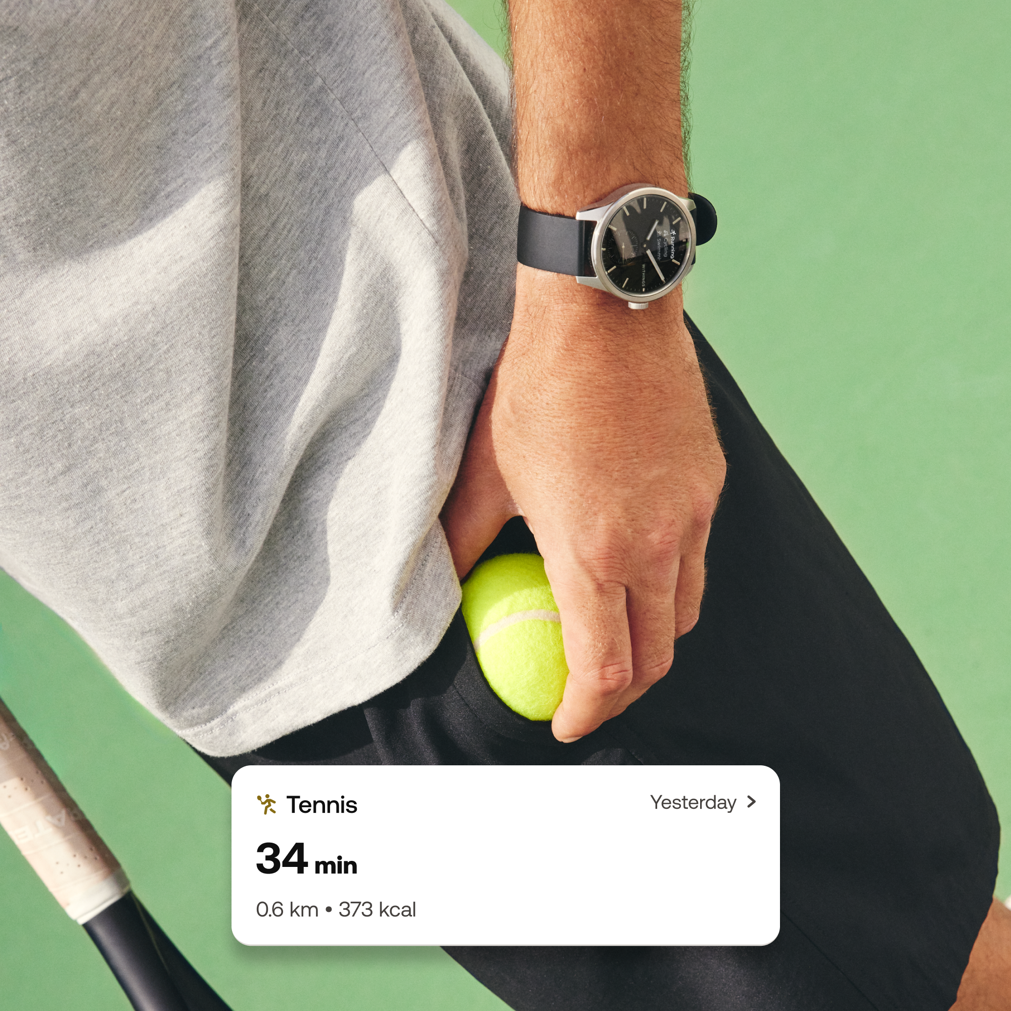 Withings Scanwatch 2 / 42mm (Activity, Sleep Tracker, ECG, Temperature, SPO2 / Stainless steel, fkm wristband, sapphire glass) - Black