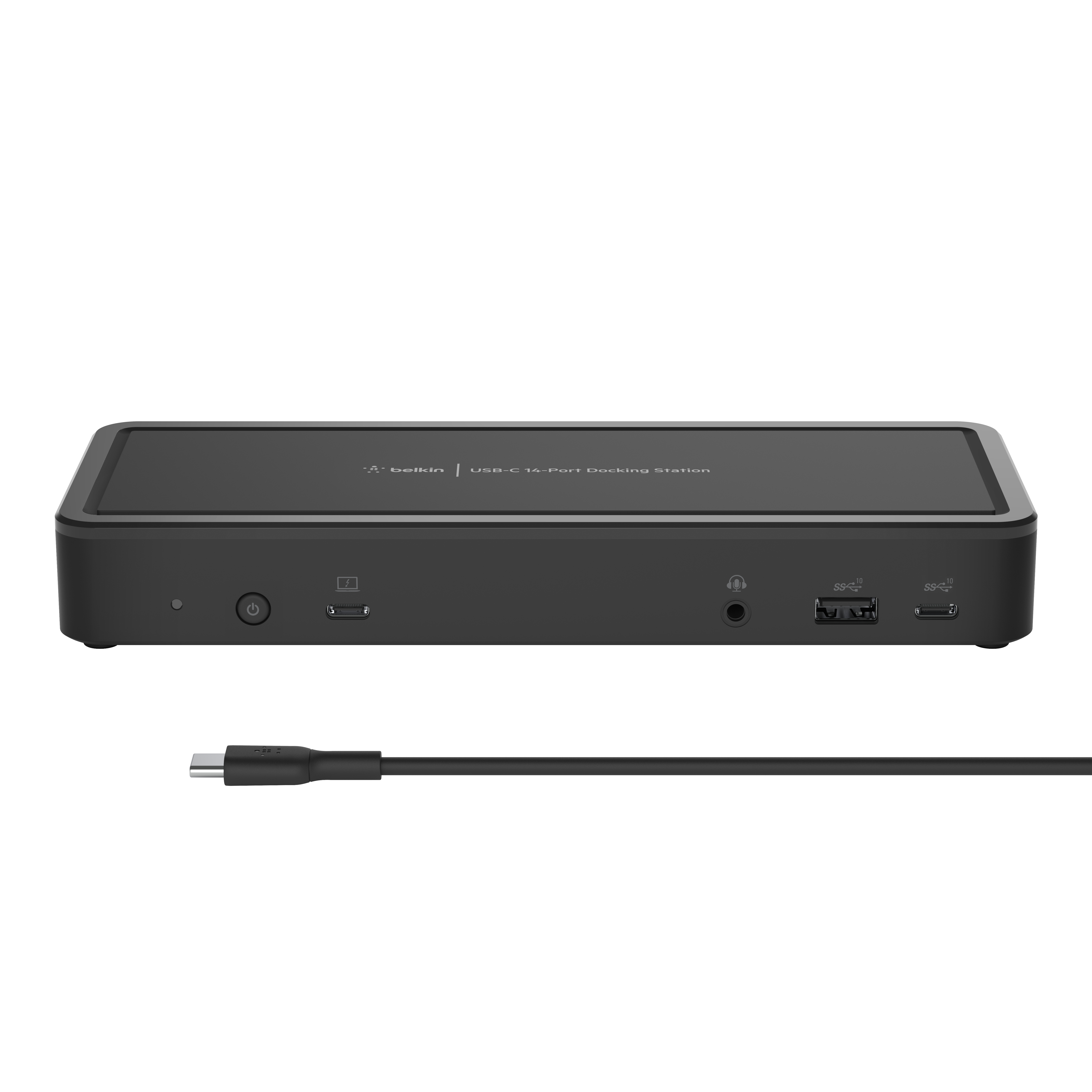 Belkin 14-Port USB-C Docking Station, 65W (Chromebook Certified) - Black