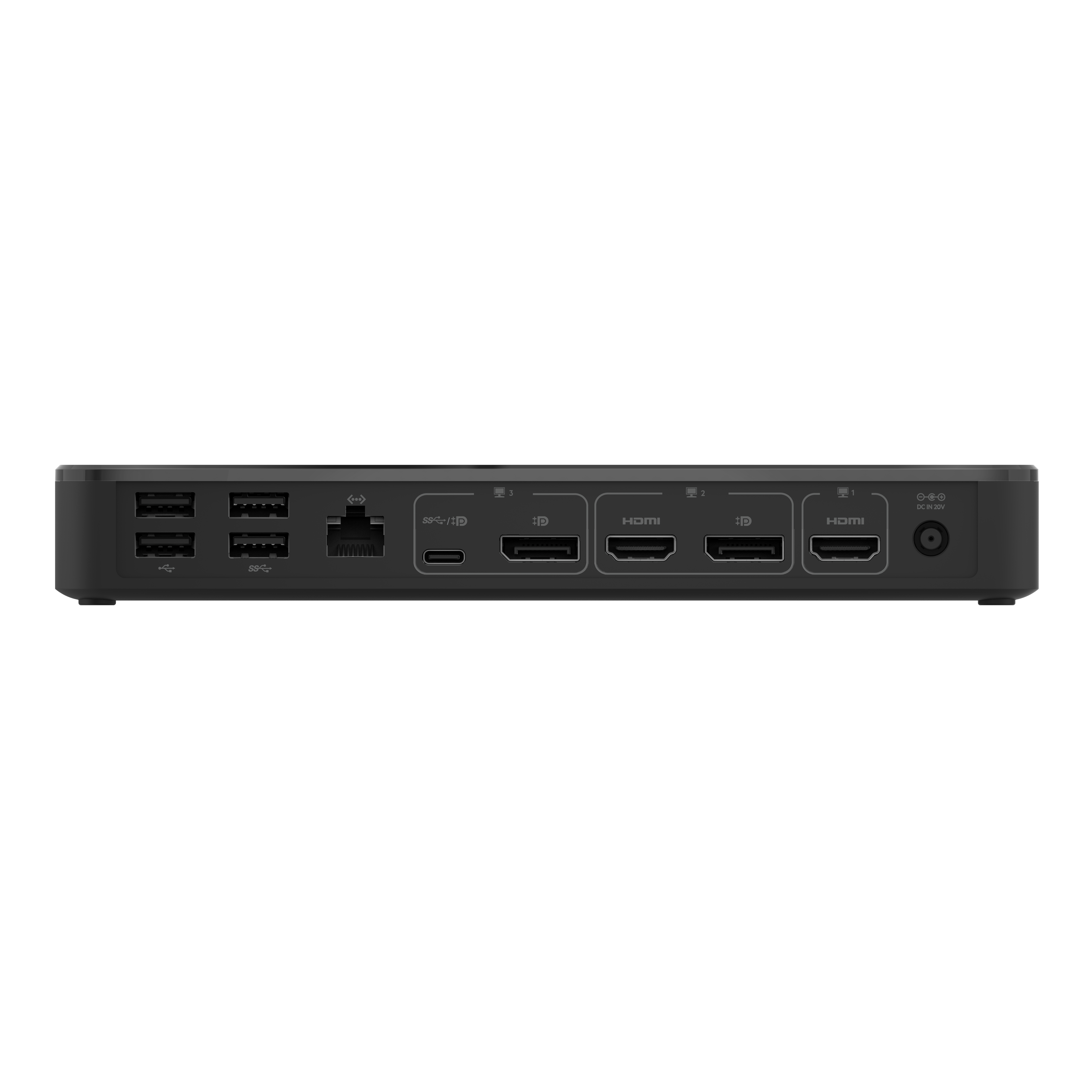 Belkin 14-Port USB-C Docking Station, 65W (Chromebook Certified) - Black