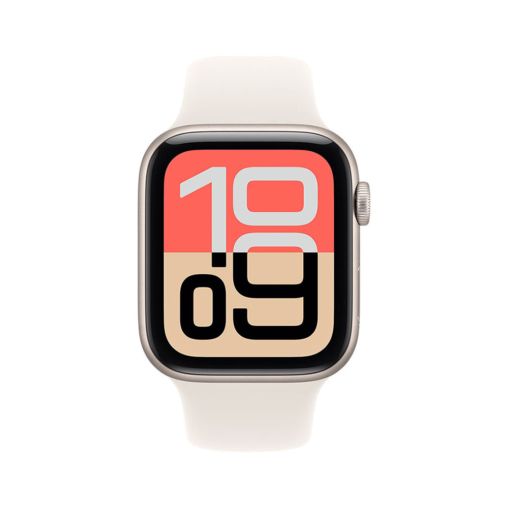 Apple Watch SE 3 GPS 40mm Starlight Aluminium Case with Starlight Sport Band - M/L