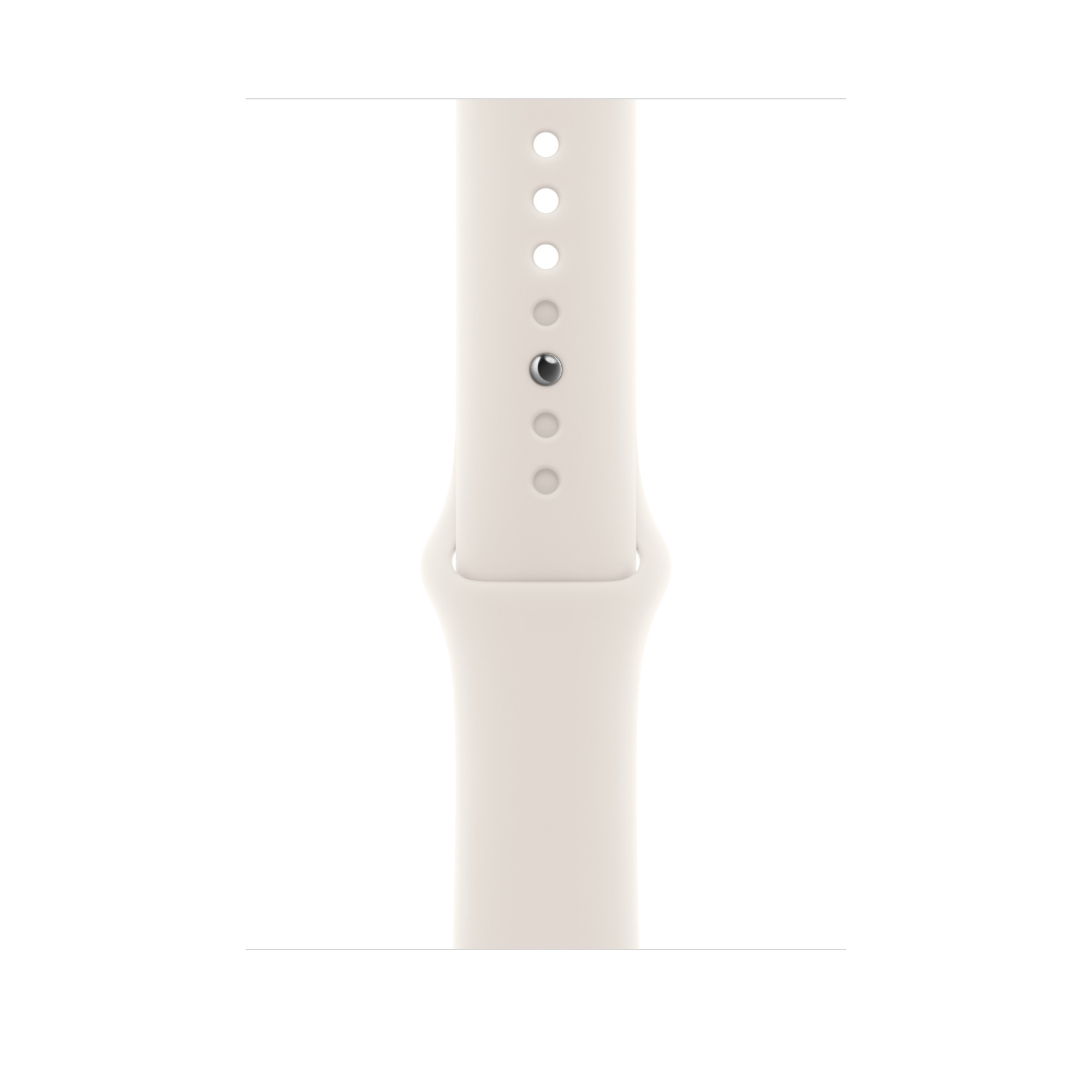 Apple Watch SE 3 Cellular 40mm Starlight Aluminium Case with Starlight Sport Band - S/M