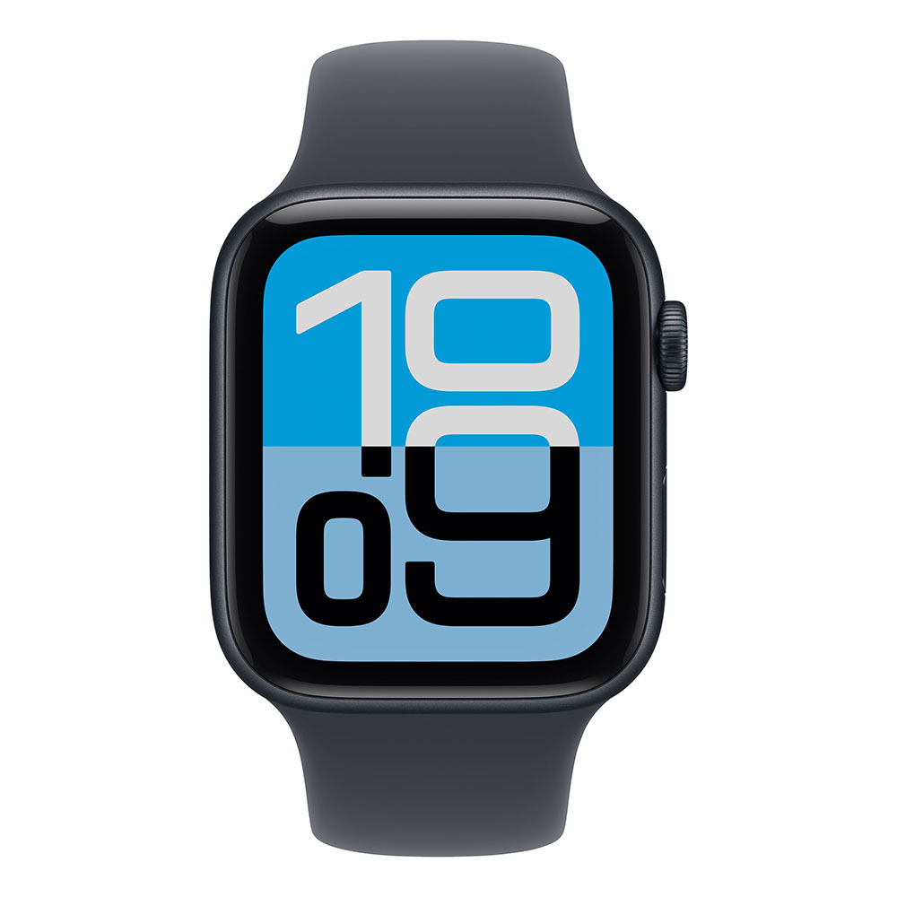 Apple Watch SE 3 Cellular 44mm Midnight Aluminium Case with Midnight Sport Band - S/M