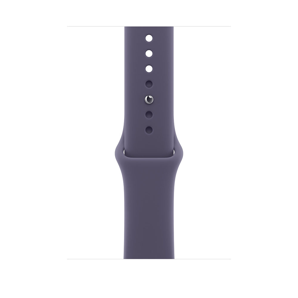 Apple Watch S11 GPS 46mm Silver Aluminium Case with Purple Fog Sport Band - M/L
