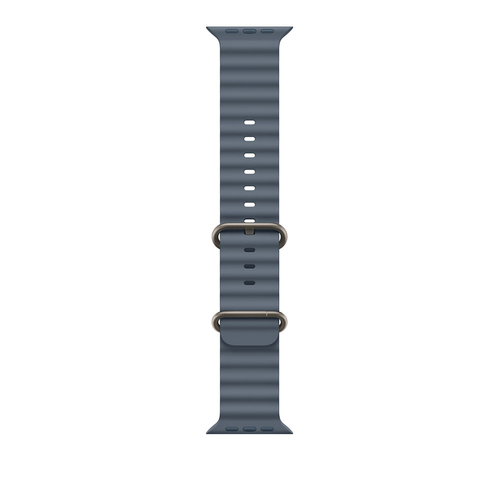 Apple Watch Ultra 3 Cellular 49mm Natural Titanium Case with Anchor Blue Ocean Band