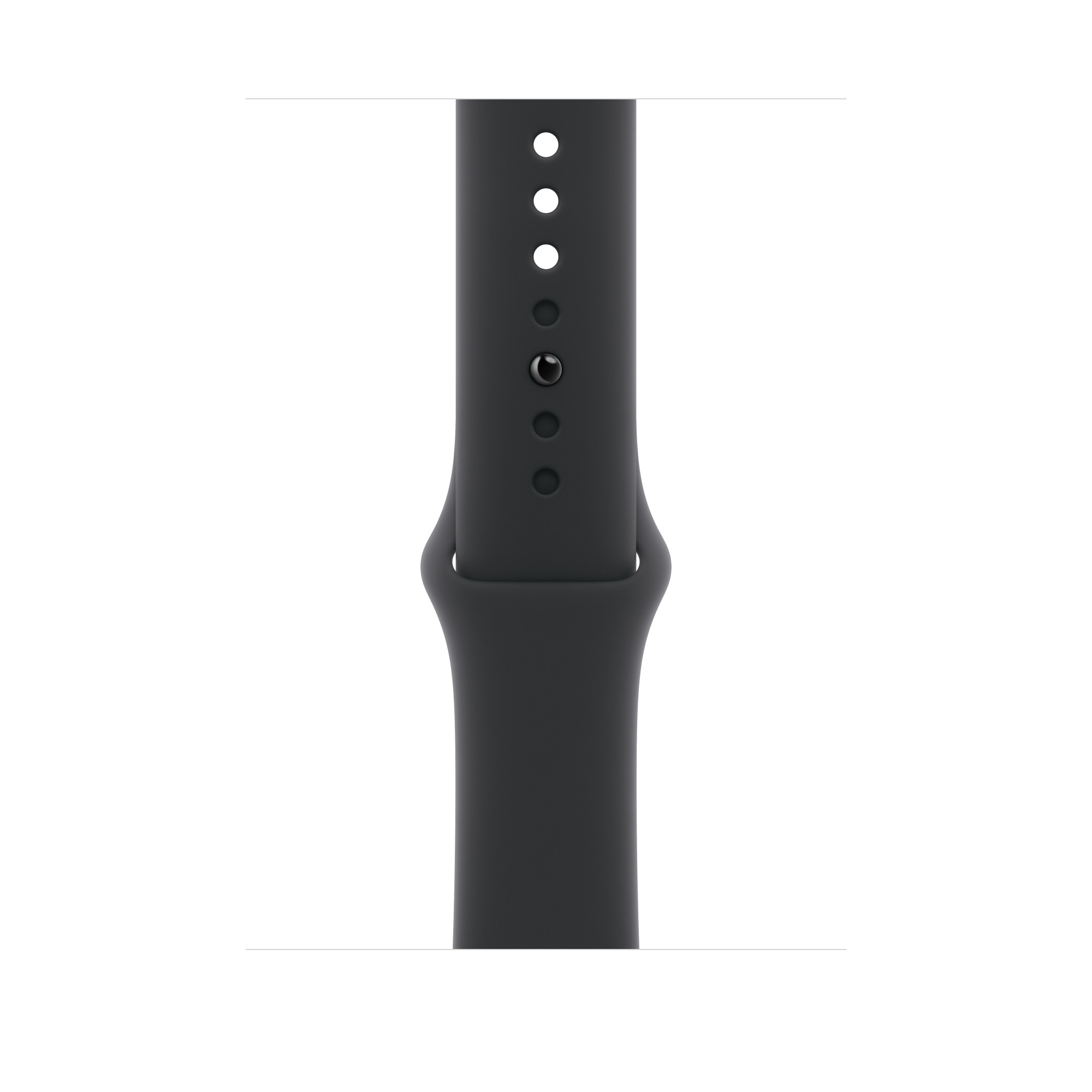 Apple Watch S11 Cellular 42mm Space Grey Aluminium Case with Black Sport Band - S/M