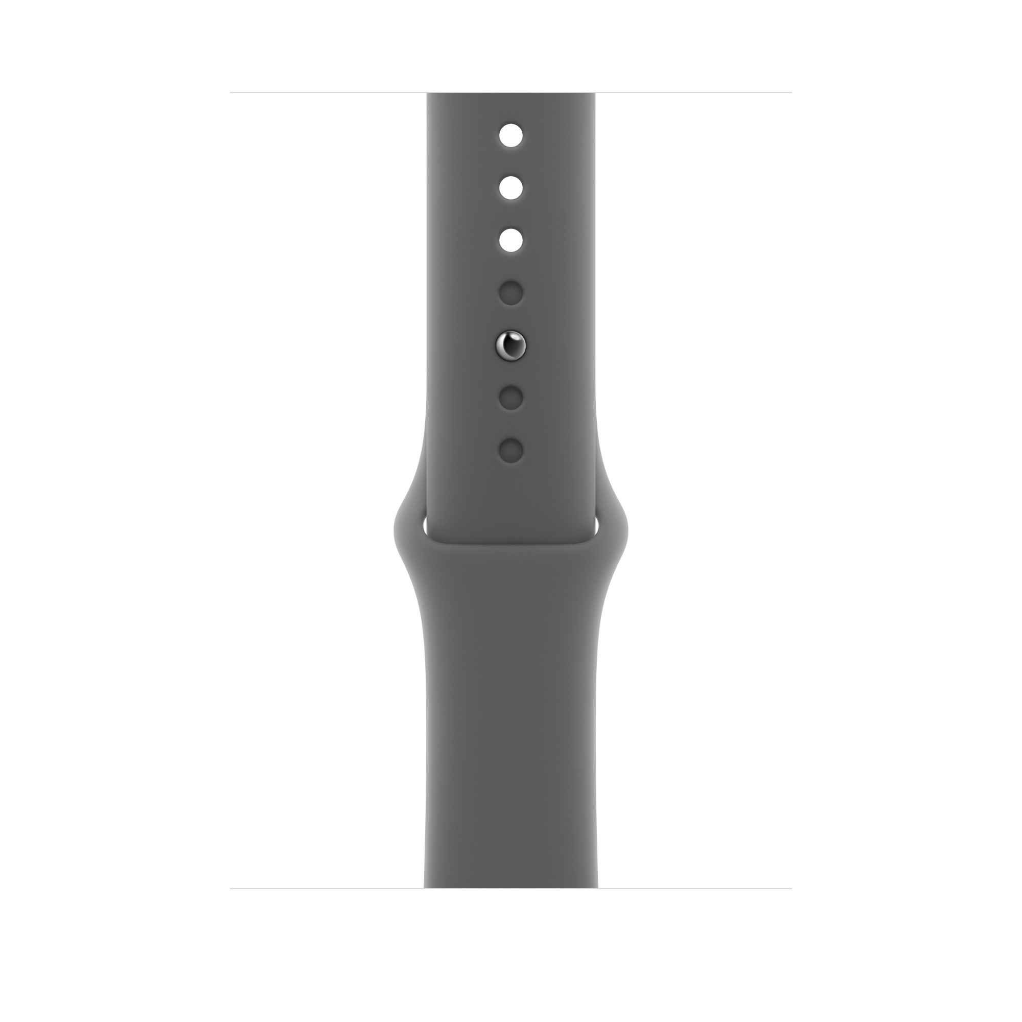 Apple Watch S11 Cellular 46mm Natural Titanium Case with Stone Grey Sport Band - M/L