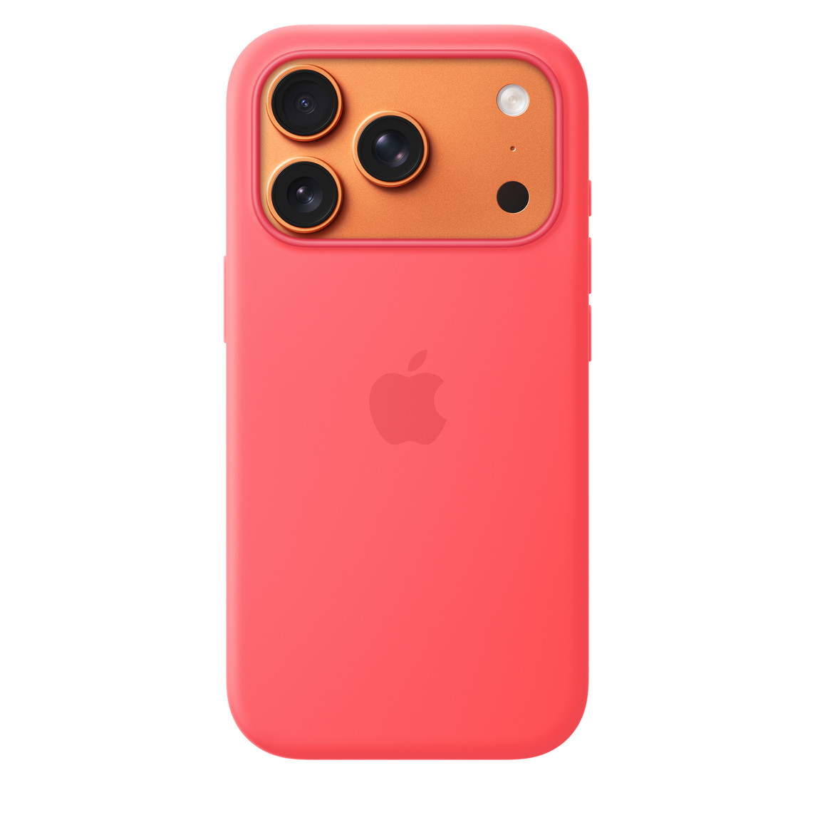 Apple iPhone 17 Pro Silicone Case with MagSafe - Bright Guava (SEASONAL)