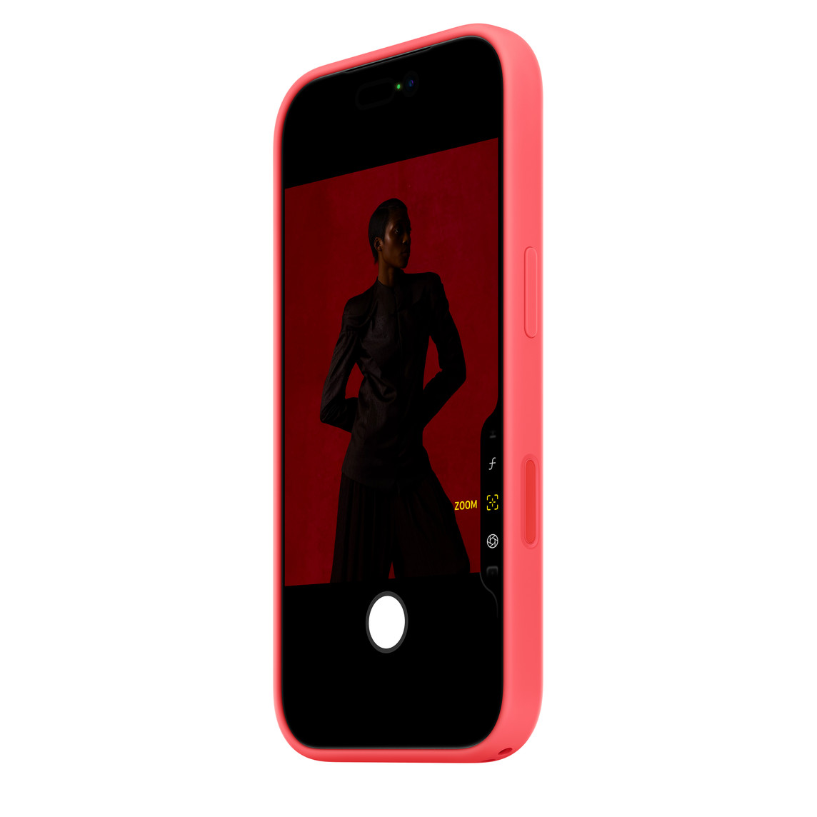 Apple iPhone 17 Pro Silicone Case with MagSafe - Bright Guava (SEASONAL)