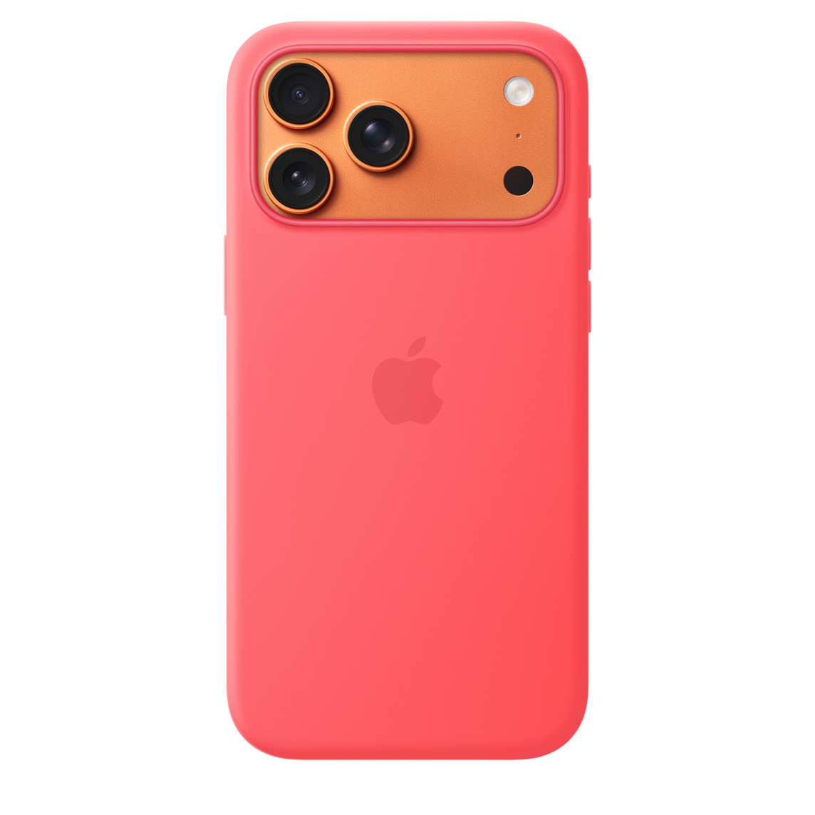 Apple iPhone 17 Pro Max Silicone Case with MagSafe - Bright Guava (SEASONAL)