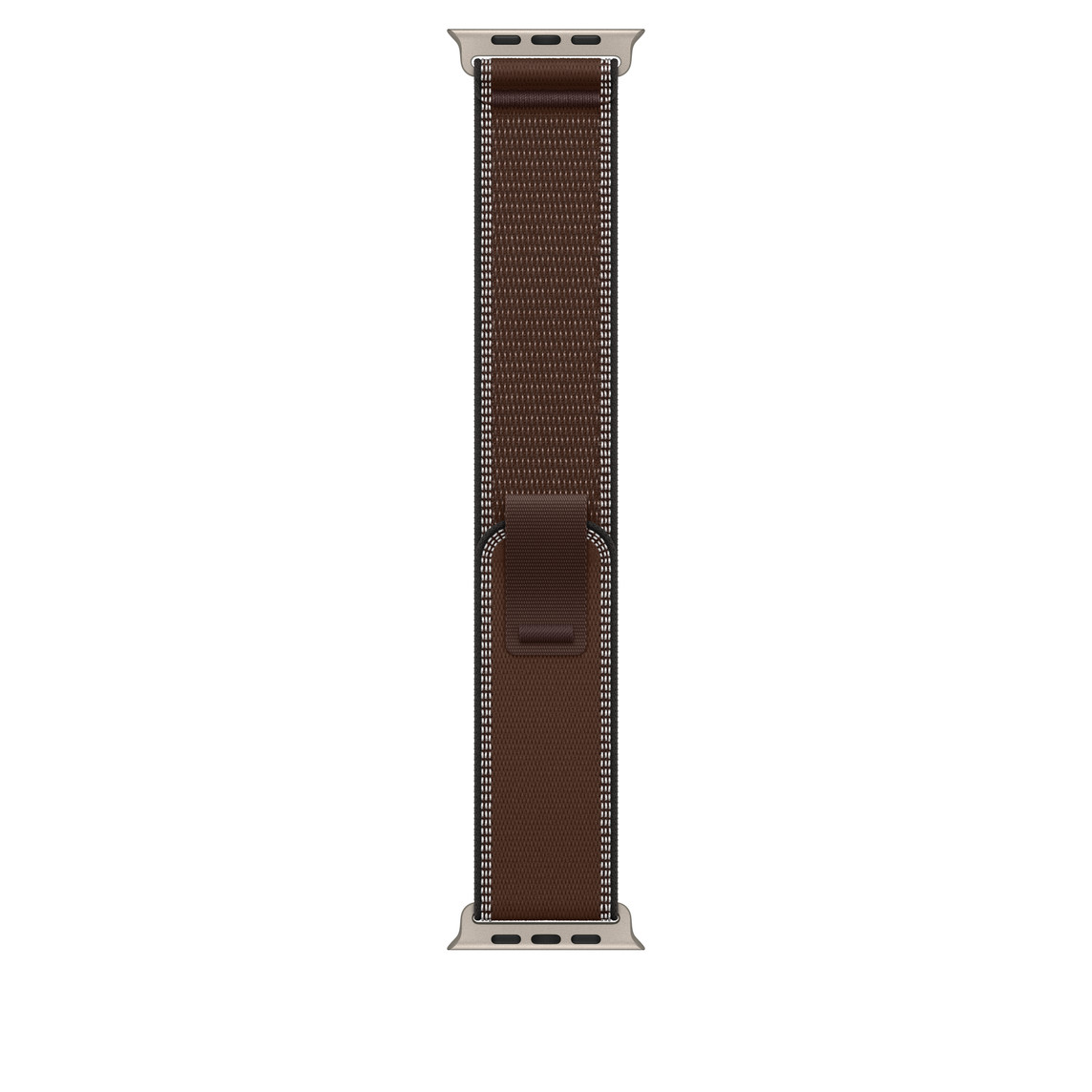 Watch 49 mm Titanium Loop: Dark Umber Trail Loop – M/L – Natural Titanium Finish – foto 1