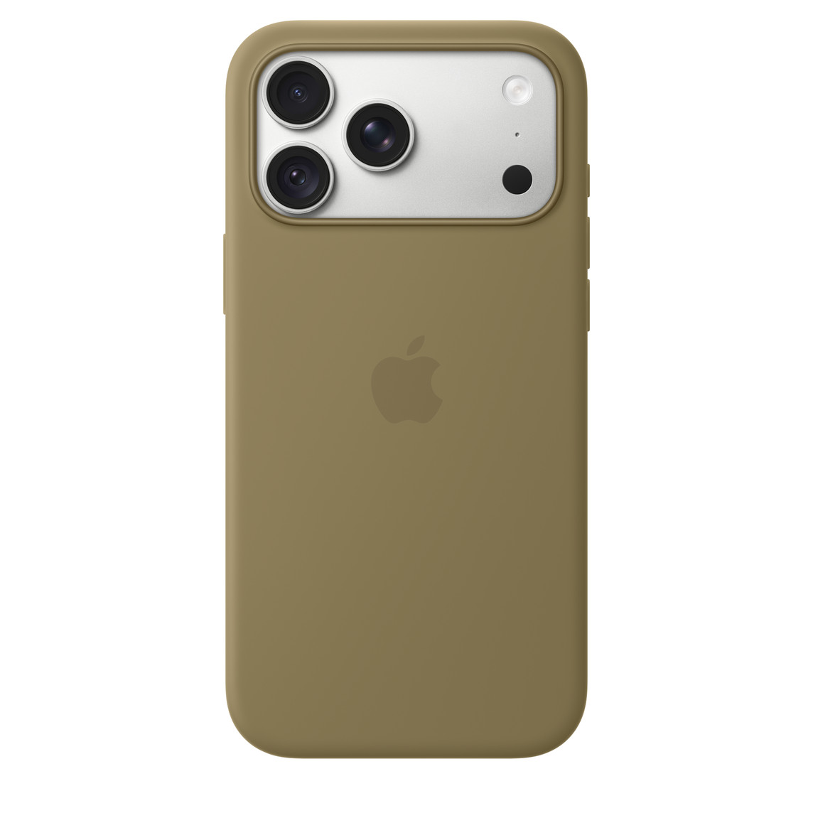 Silikonový kryt pro iPhone 18 Pro Max s MagSafe – Olivová – foto 1
