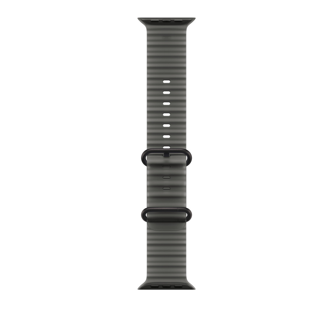 Watch 49 mm Titanium Band: Translucent Black Ocean Band – Black Titanium Finish – foto 1