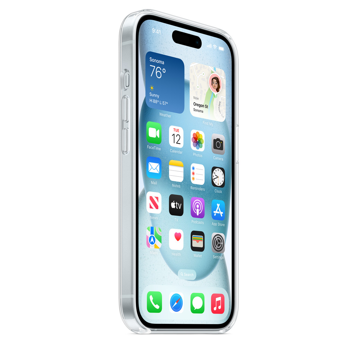 Apple iPhone 15 Clear Case with MagSafe