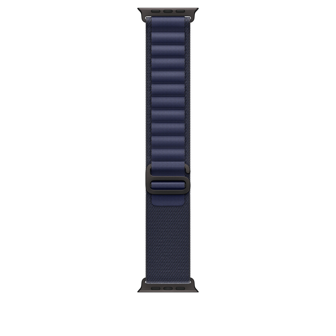 Watch 49 mm Loop: Navy Alpine Loop – Large – Black Titanium Finish